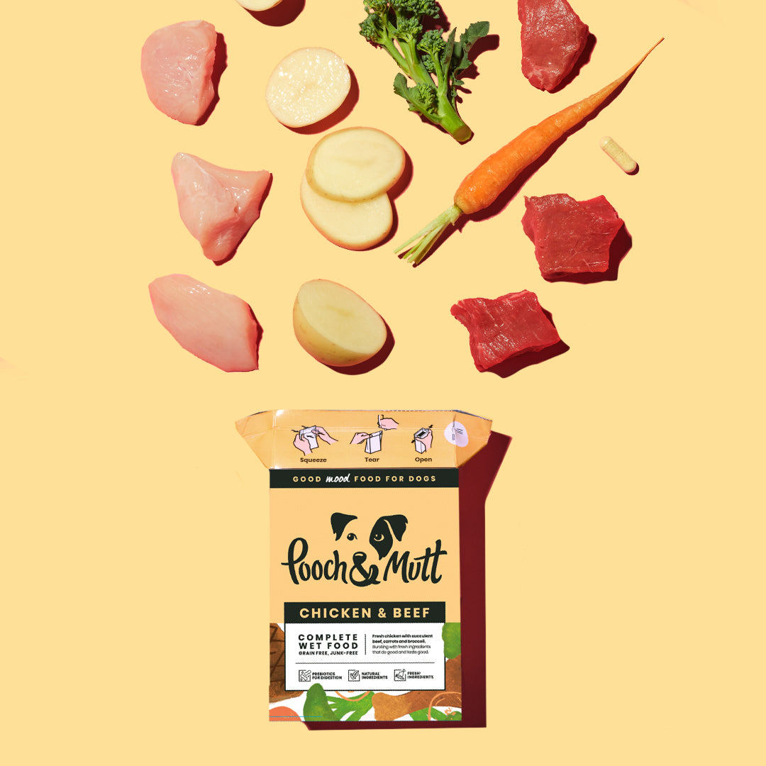 Chicken and beef free dog outlet food